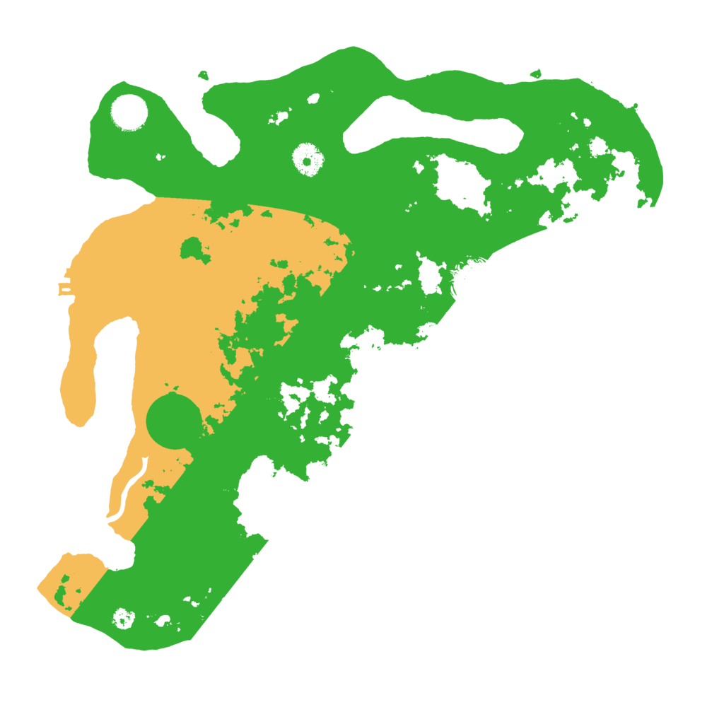 Biome Rust Map: Procedural Map, Size: 3500, Seed: 1440391875