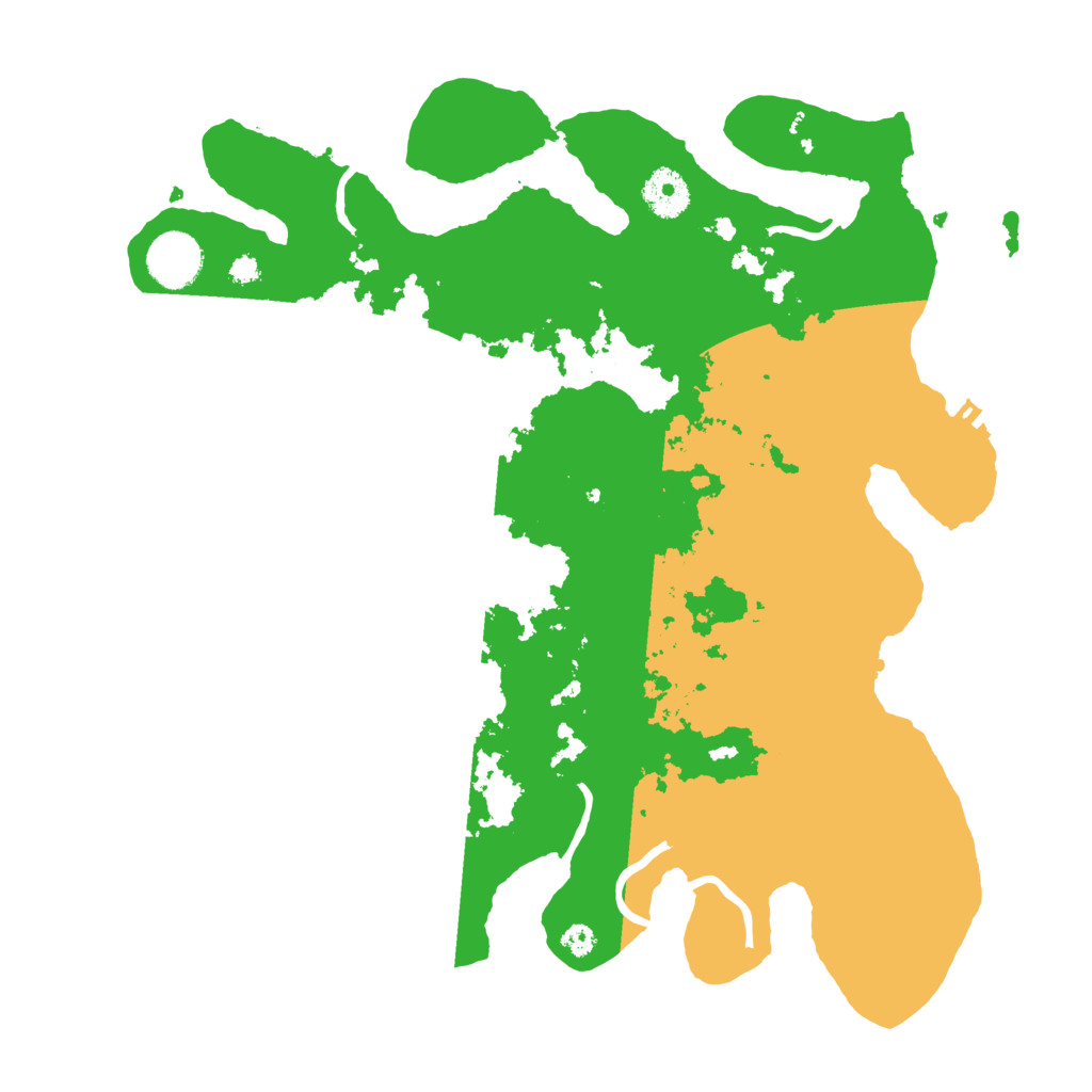 Biome Rust Map: Procedural Map, Size: 3500, Seed: 402079418