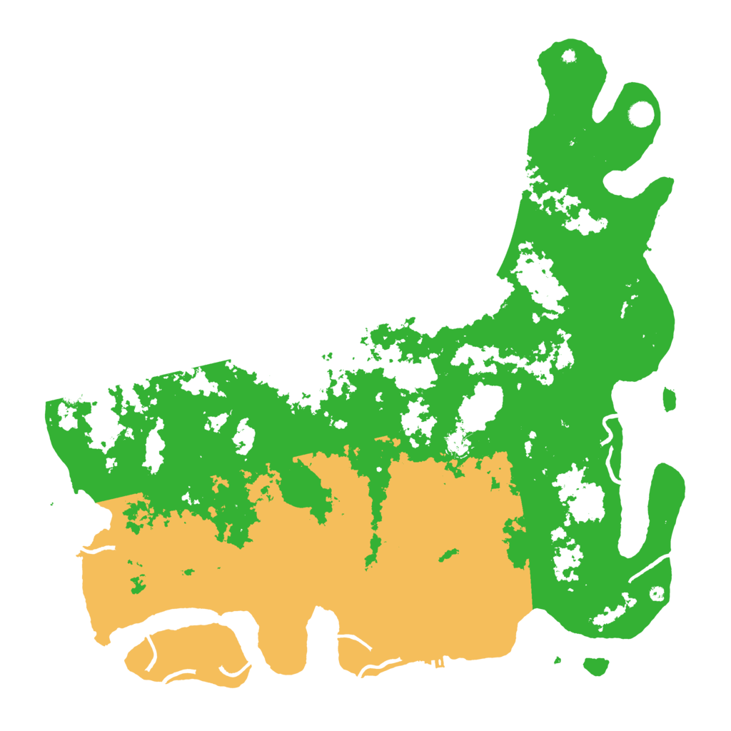 Biome Rust Map: Procedural Map, Size: 5000, Seed: 30367360