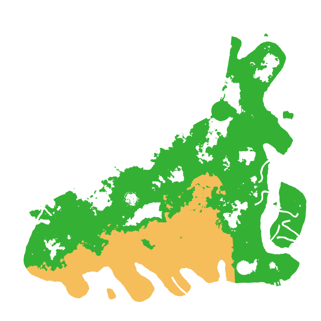 Biome Rust Map: Procedural Map, Size: 4300, Seed: 88798