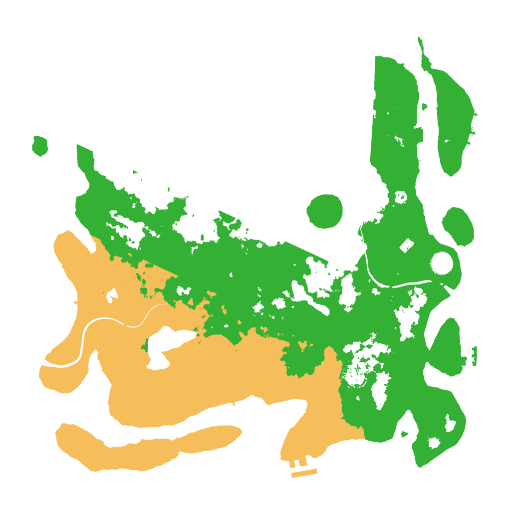 Biome Rust Map: Procedural Map, Size: 4000, Seed: 446942077