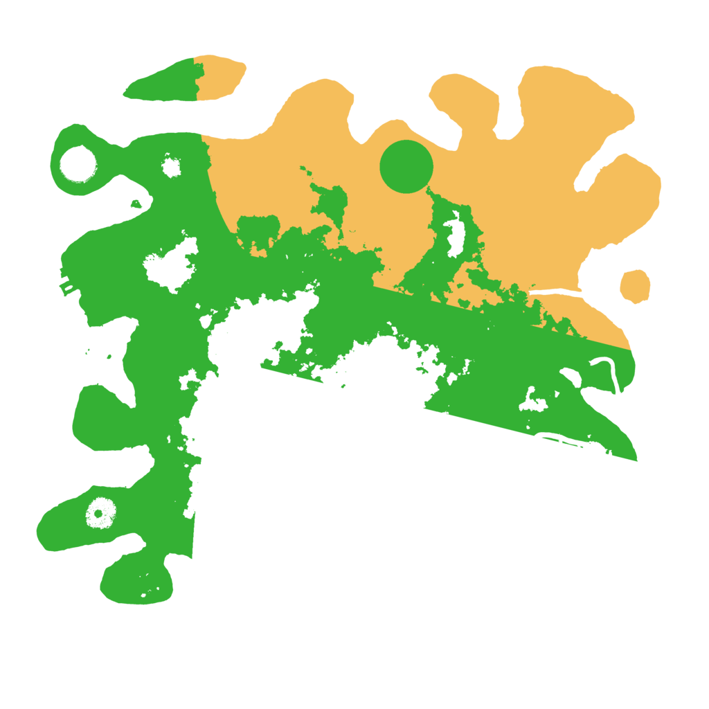 Biome Rust Map: Procedural Map, Size: 3500, Seed: 2055233357