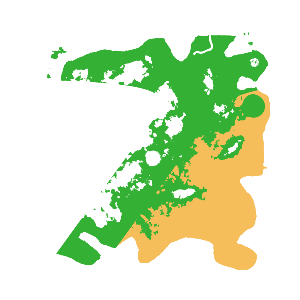 Biome Rust Map: Procedural Map, Size: 3500, Seed: 175582074