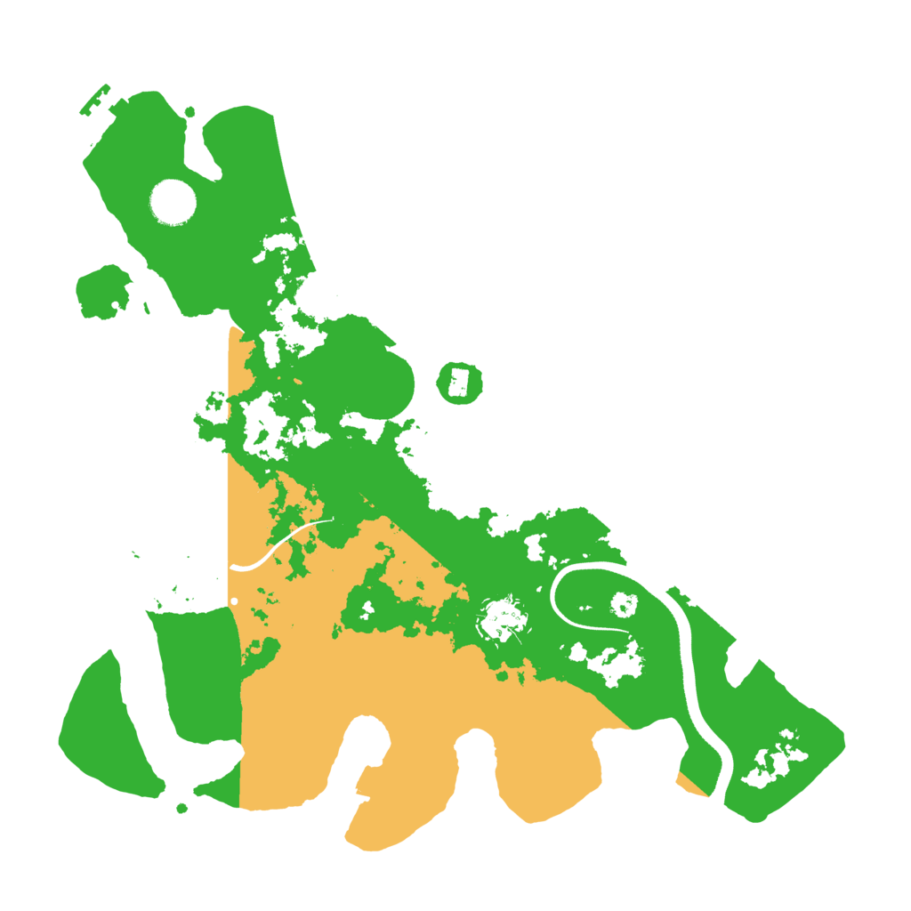 Biome Rust Map: Procedural Map, Size: 3500, Seed: 10674385