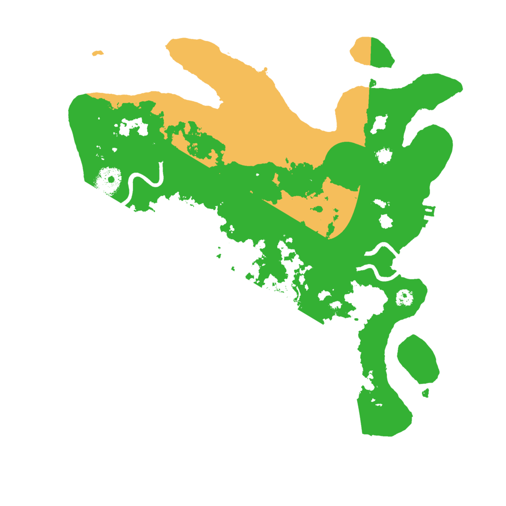 Biome Rust Map: Procedural Map, Size: 3000, Seed: 539578940