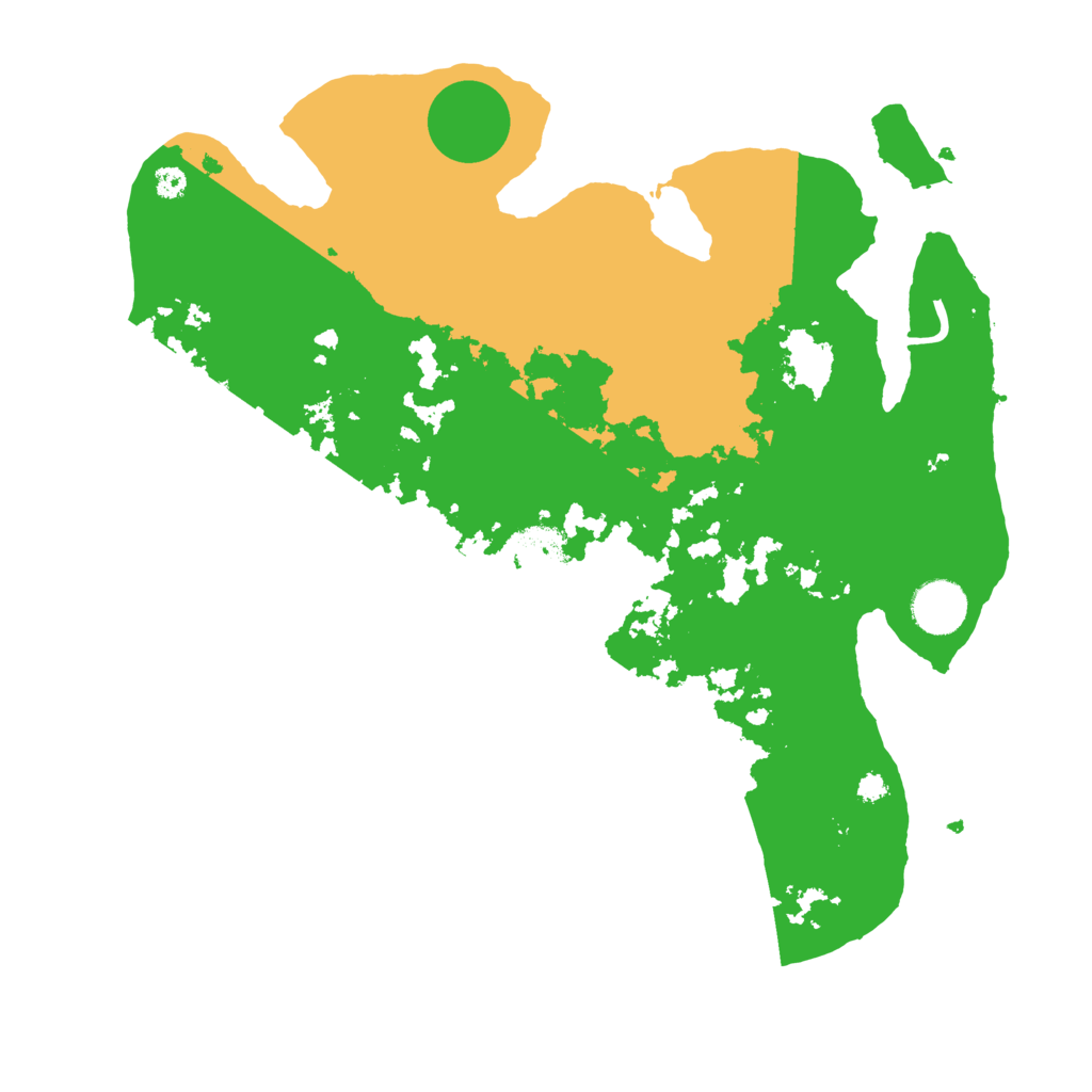 Biome Rust Map: Procedural Map, Size: 3500, Seed: 23938727