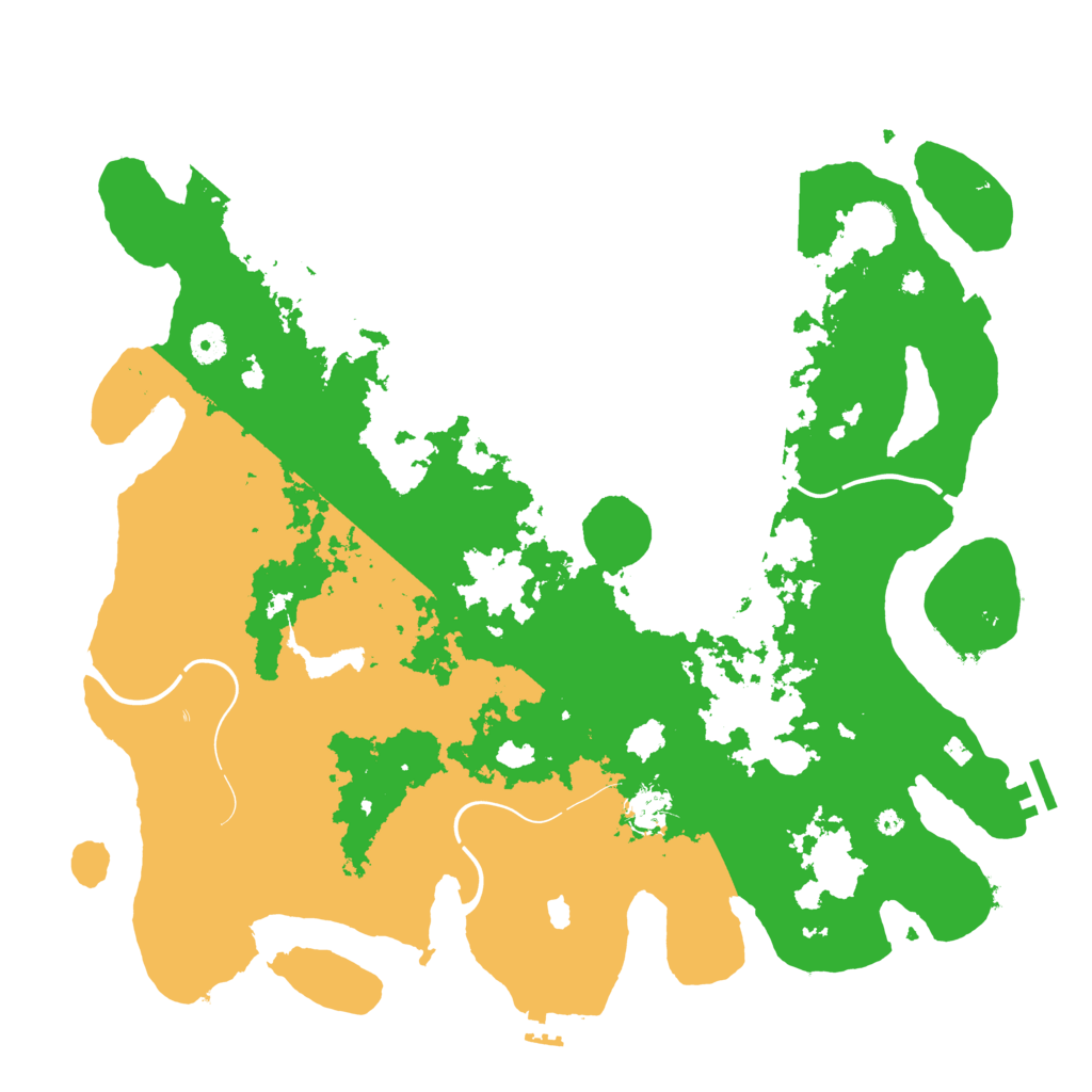 Biome Rust Map: Procedural Map, Size: 4250, Seed: 228599028