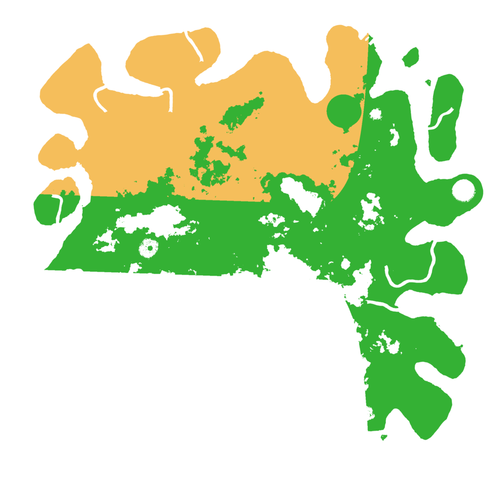 Biome Rust Map: Procedural Map, Size: 4000, Seed: 71333