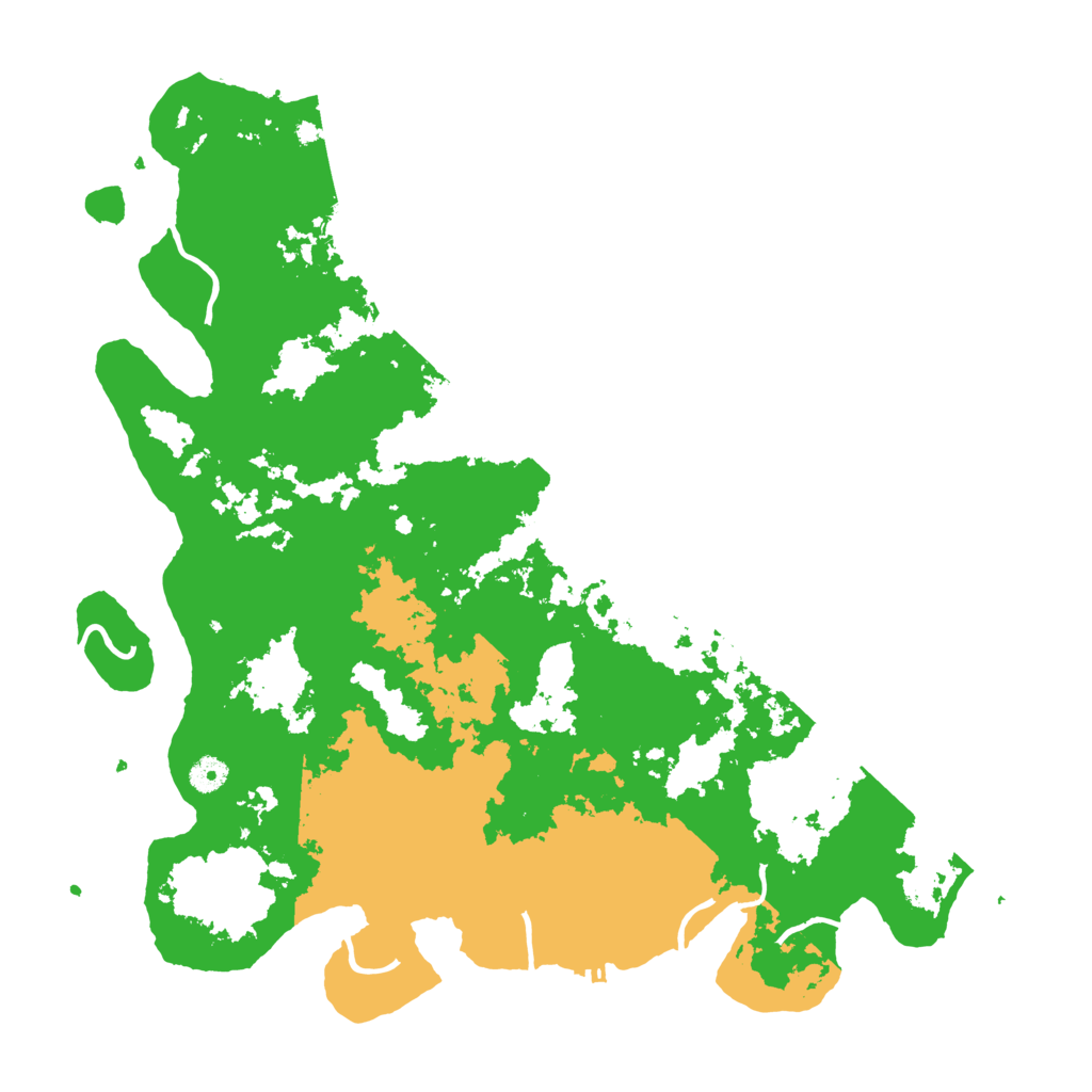 Biome Rust Map: Procedural Map, Size: 4500, Seed: 520515778