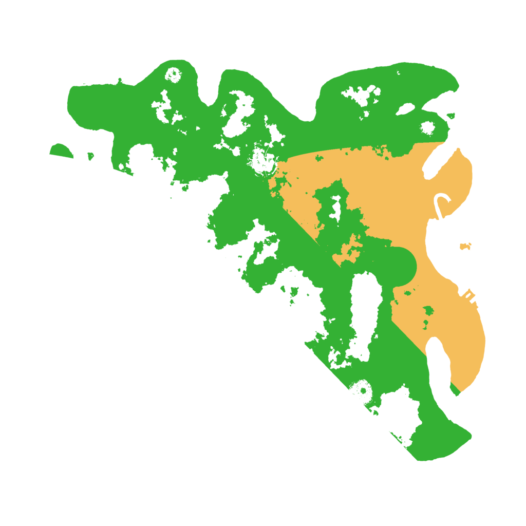 Biome Rust Map: Procedural Map, Size: 3500, Seed: 1457451