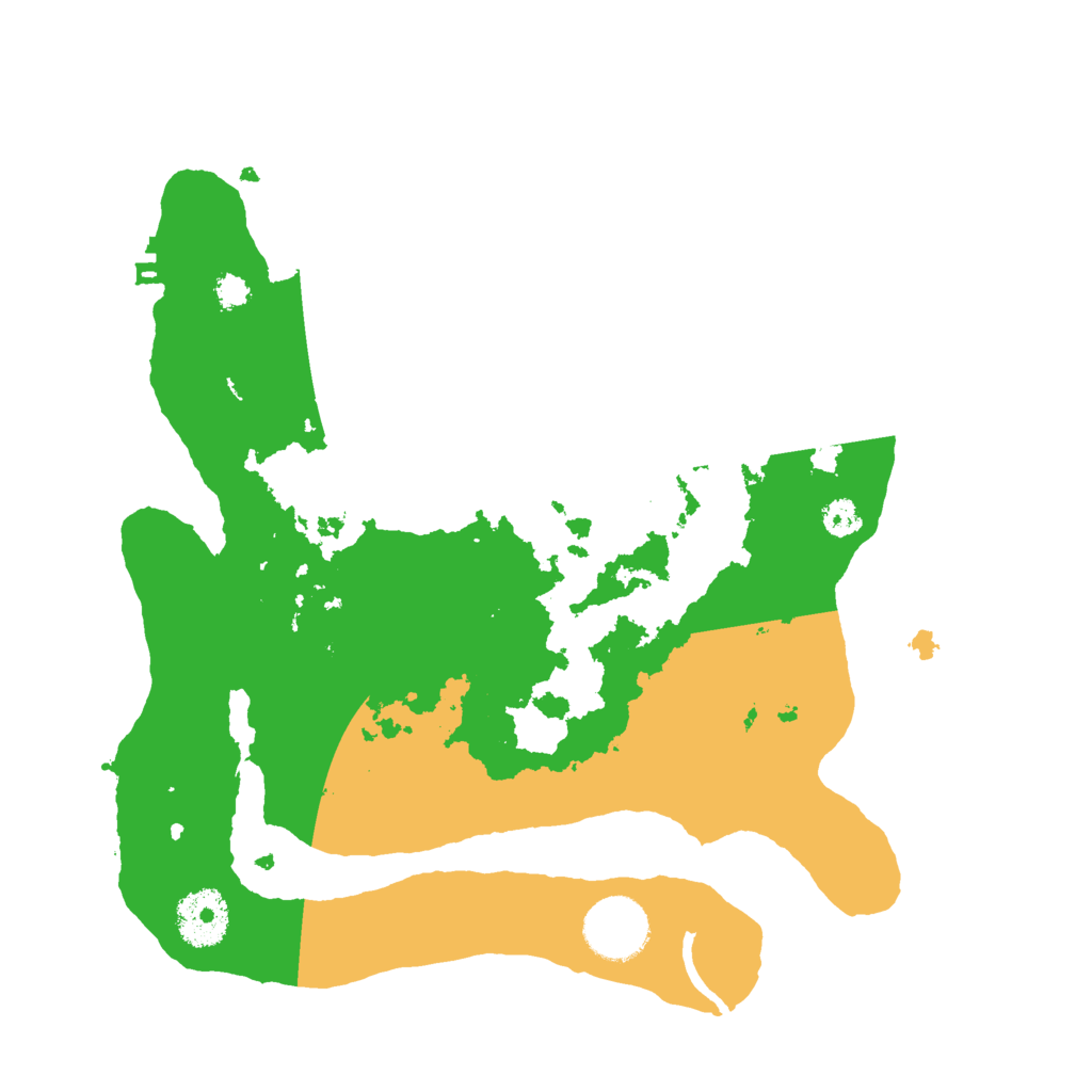 Biome Rust Map: Procedural Map, Size: 3000, Seed: 911934988