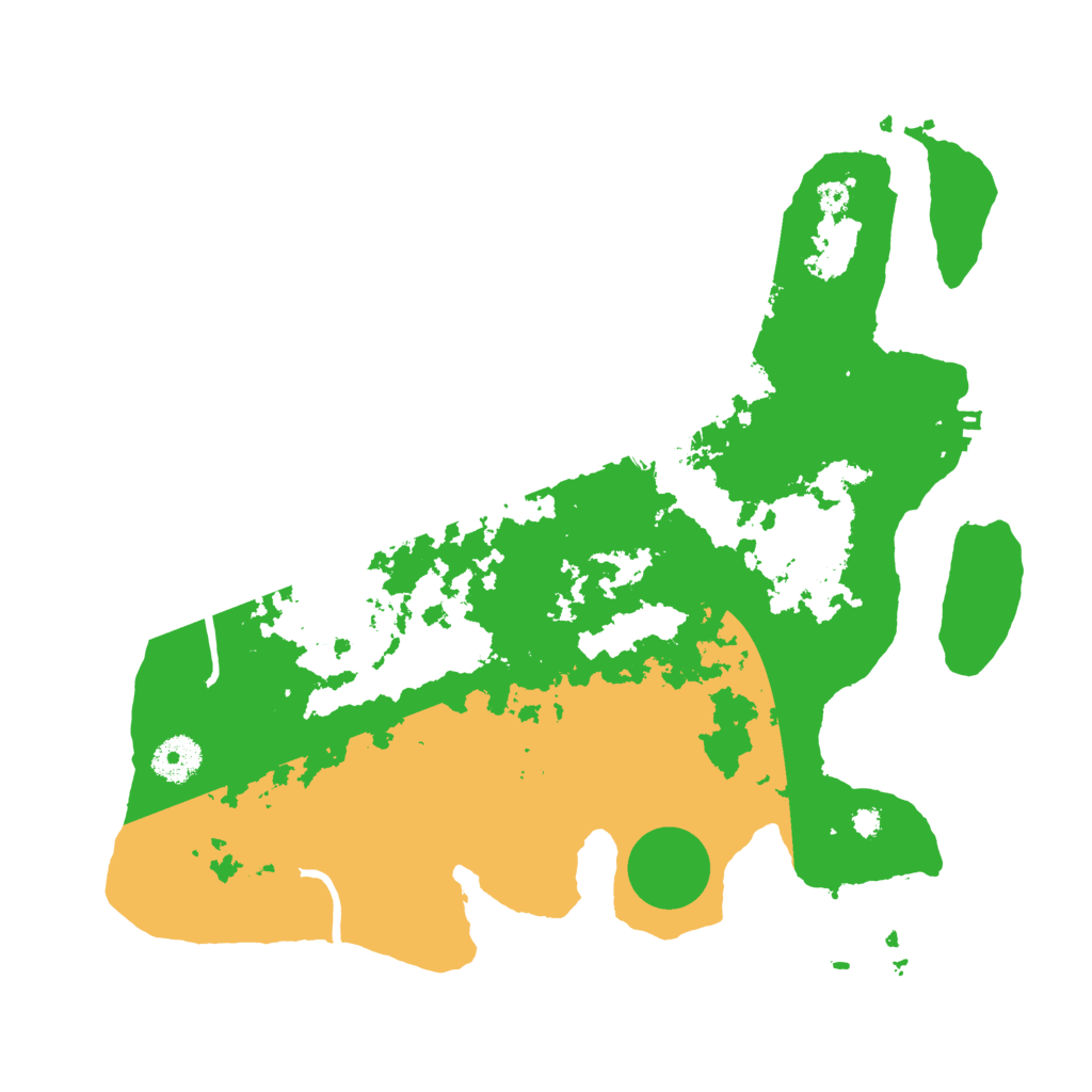 Biome Rust Map: Procedural Map, Size: 3500, Seed: 190227609