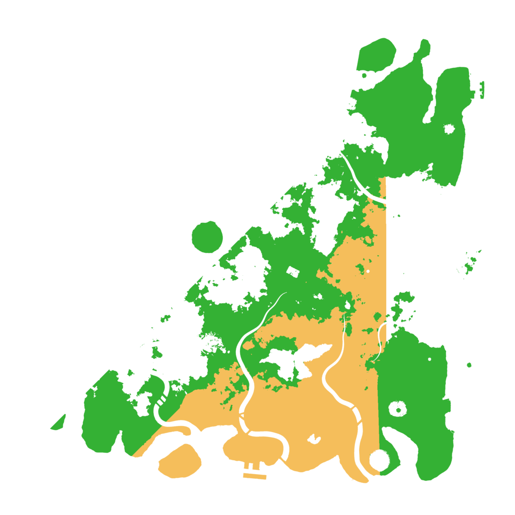 Biome Rust Map: Procedural Map, Size: 4500, Seed: 1218900607