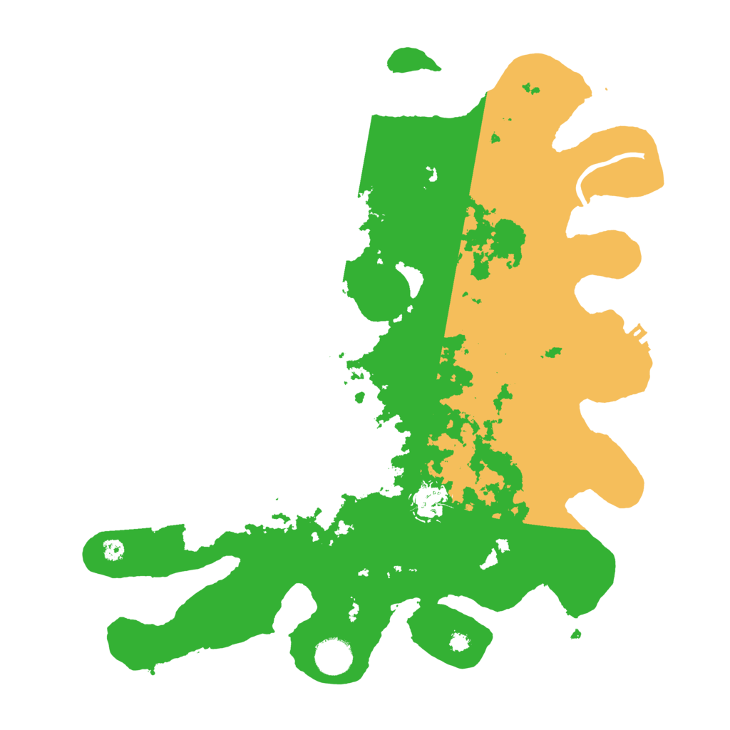 Biome Rust Map: Procedural Map, Size: 3500, Seed: 78635011