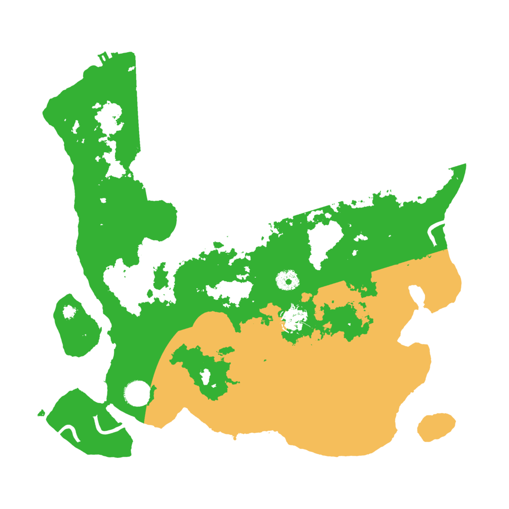 Biome Rust Map: Procedural Map, Size: 3500, Seed: 43328764