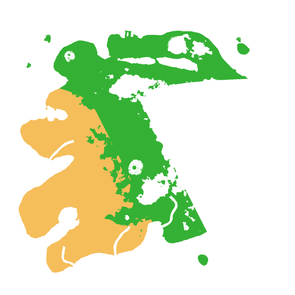 Biome Rust Map: Procedural Map, Size: 2961, Seed: 13834