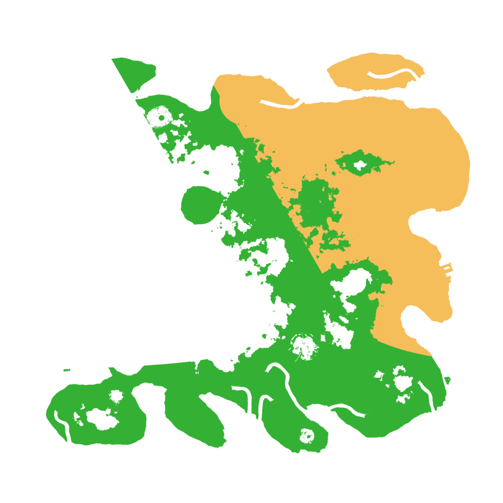 Biome Rust Map: Procedural Map, Size: 3500, Seed: 48372135