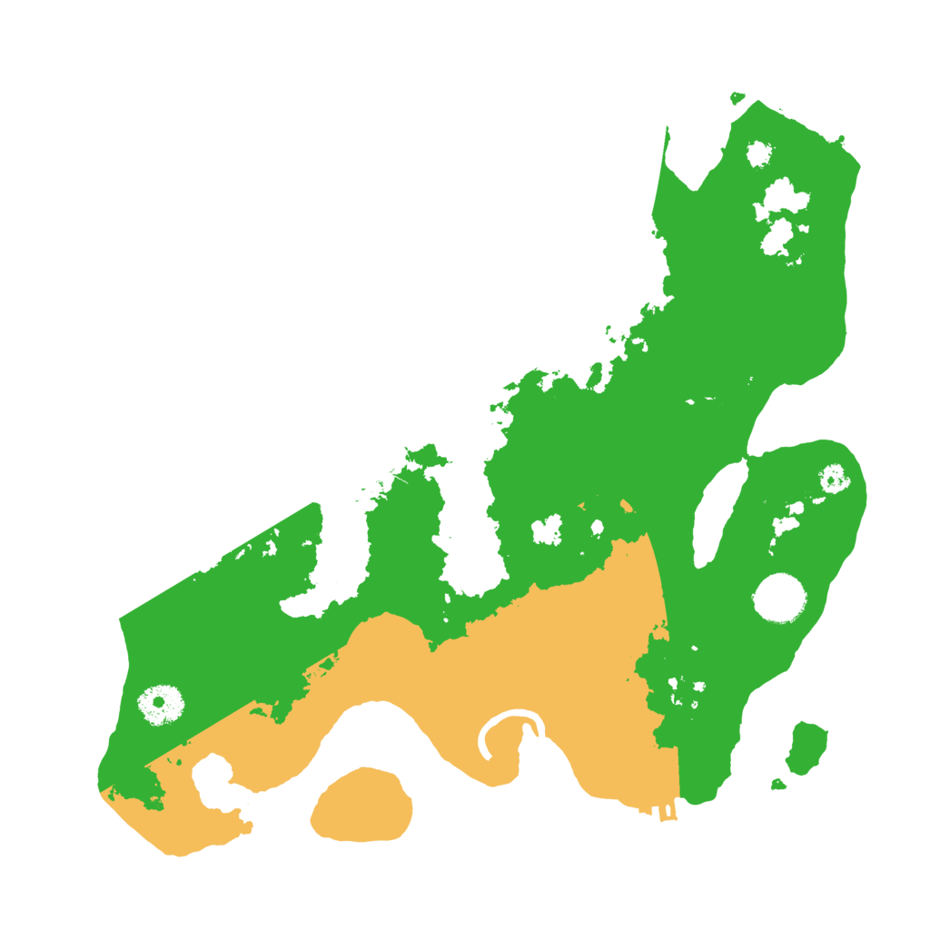 Biome Rust Map: Procedural Map, Size: 3300, Seed: 100276