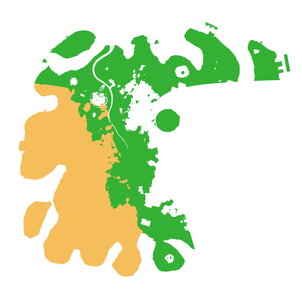 Biome Rust Map: Procedural Map, Size: 3500, Seed: 47014912