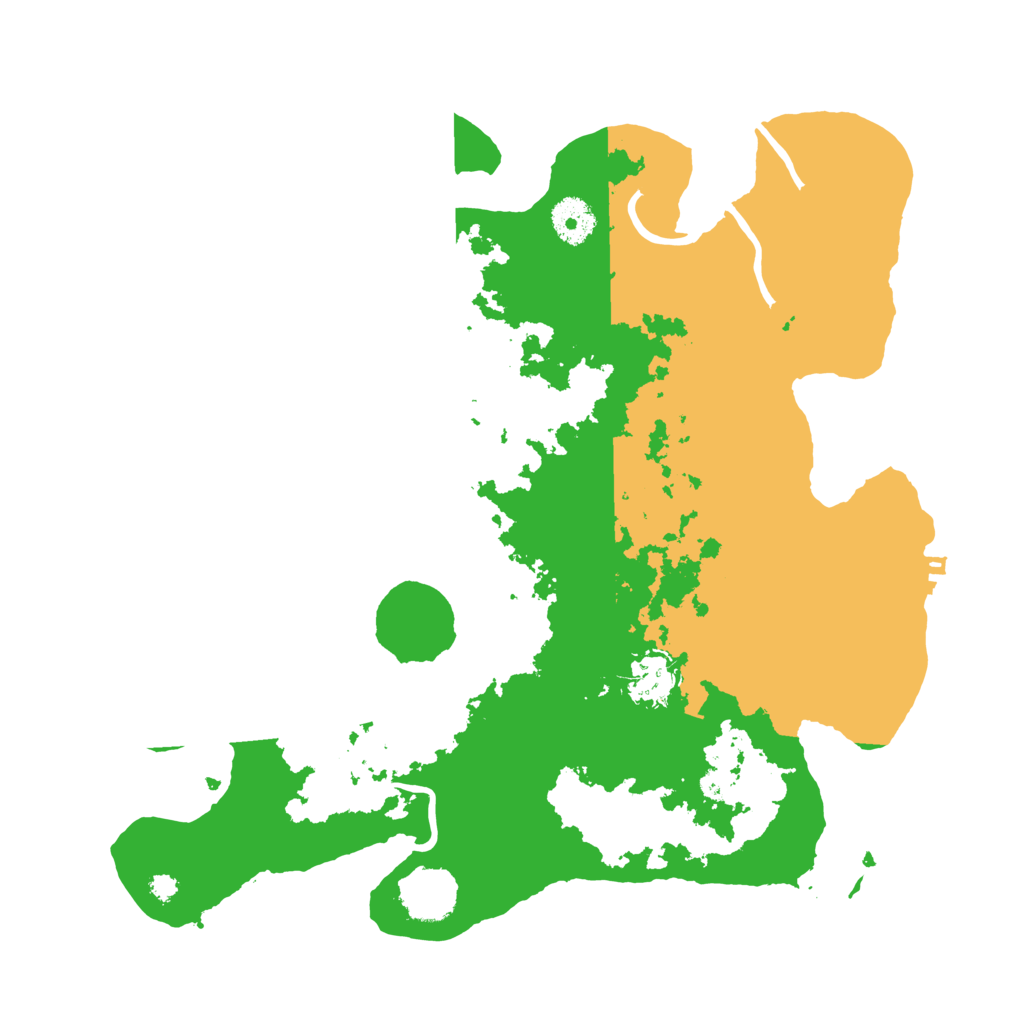 Biome Rust Map: Procedural Map, Size: 3500, Seed: 97641924
