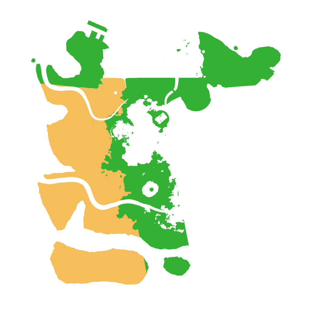 Biome Rust Map: Procedural Map, Size: 3000, Seed: 44454703