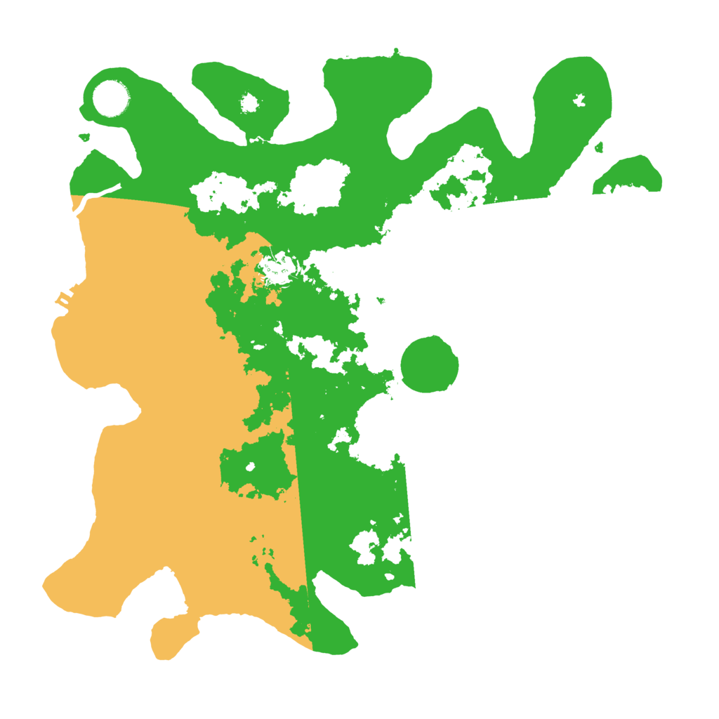 Biome Rust Map: Procedural Map, Size: 3500, Seed: 811645467