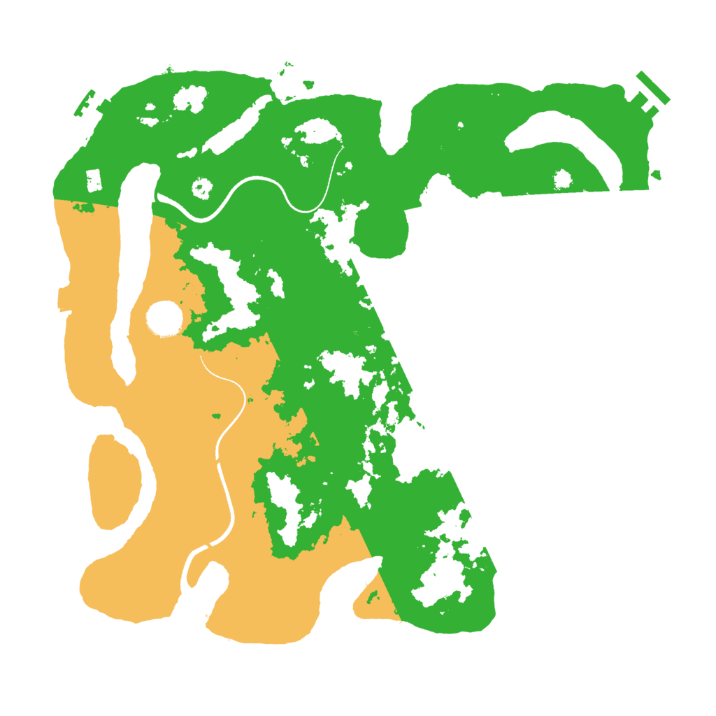 Biome Rust Map: Procedural Map, Size: 3500, Seed: 1980686804