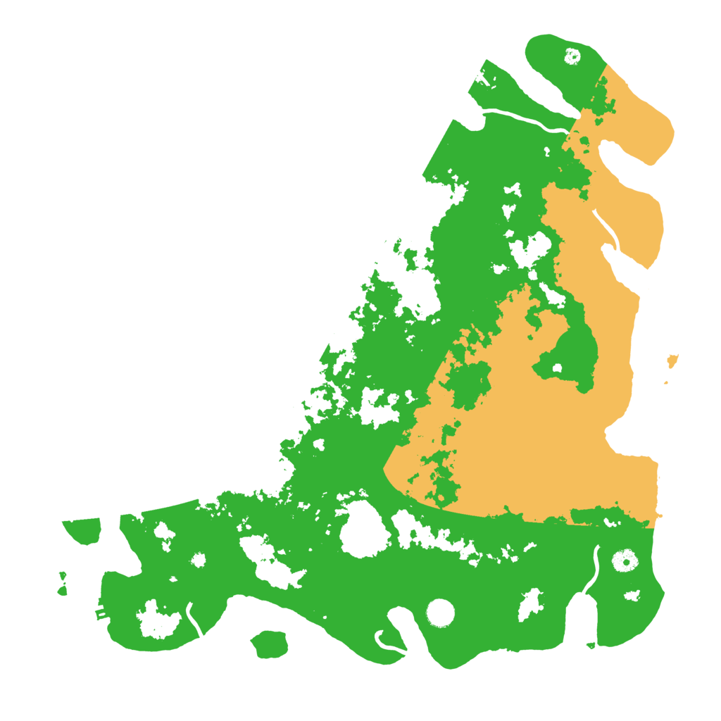Biome Rust Map: Procedural Map, Size: 4500, Seed: 326815561