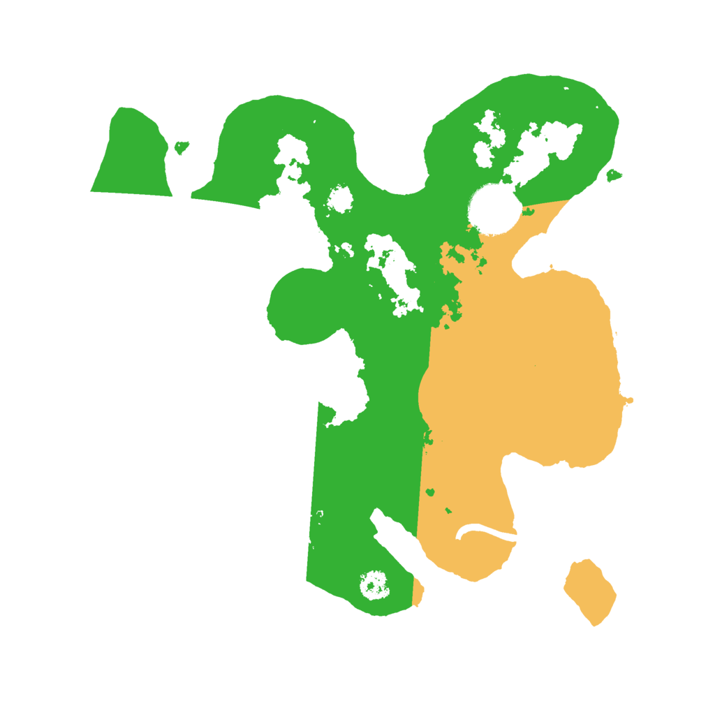 Biome Rust Map: Procedural Map, Size: 2500, Seed: 9619