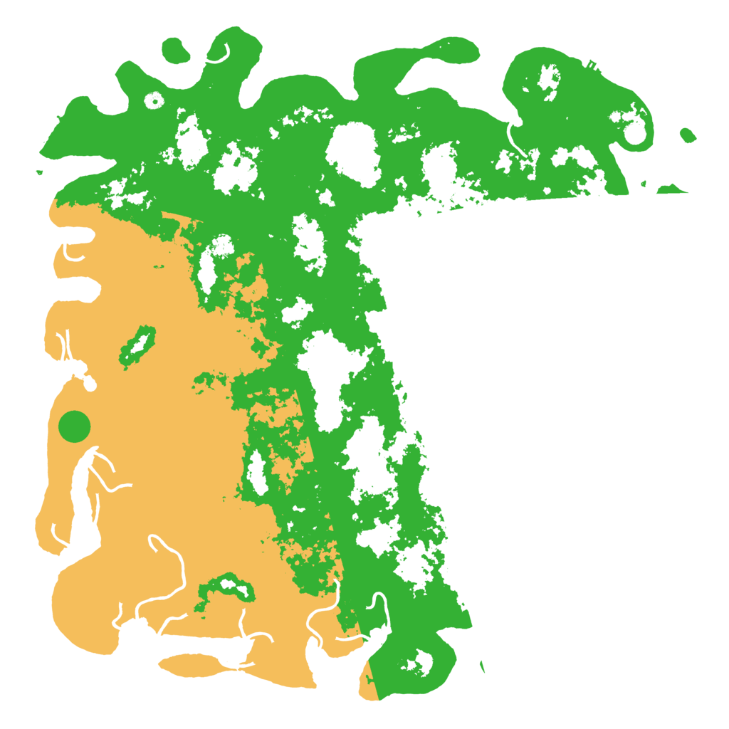 Biome Rust Map: Procedural Map, Size: 6000, Seed: 23457890