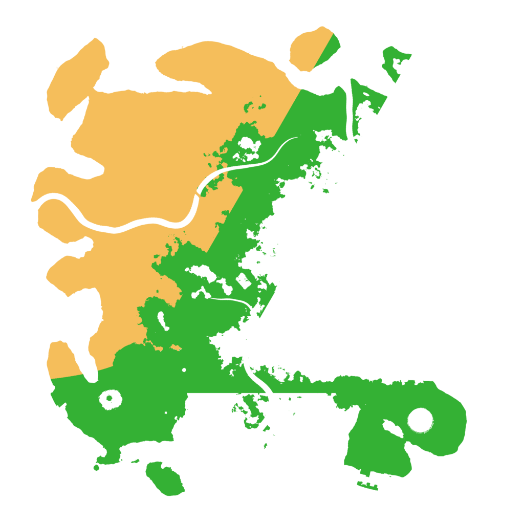 Biome Rust Map: Procedural Map, Size: 3700, Seed: 1361907688