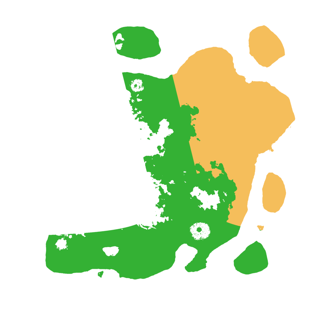 Biome Rust Map: Procedural Map, Size: 2600, Seed: 582536