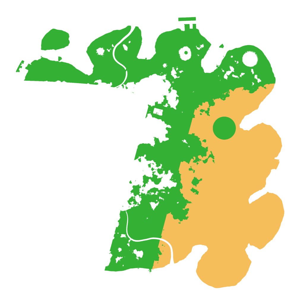 Biome Rust Map: Procedural Map, Size: 3500, Seed: 1512123624