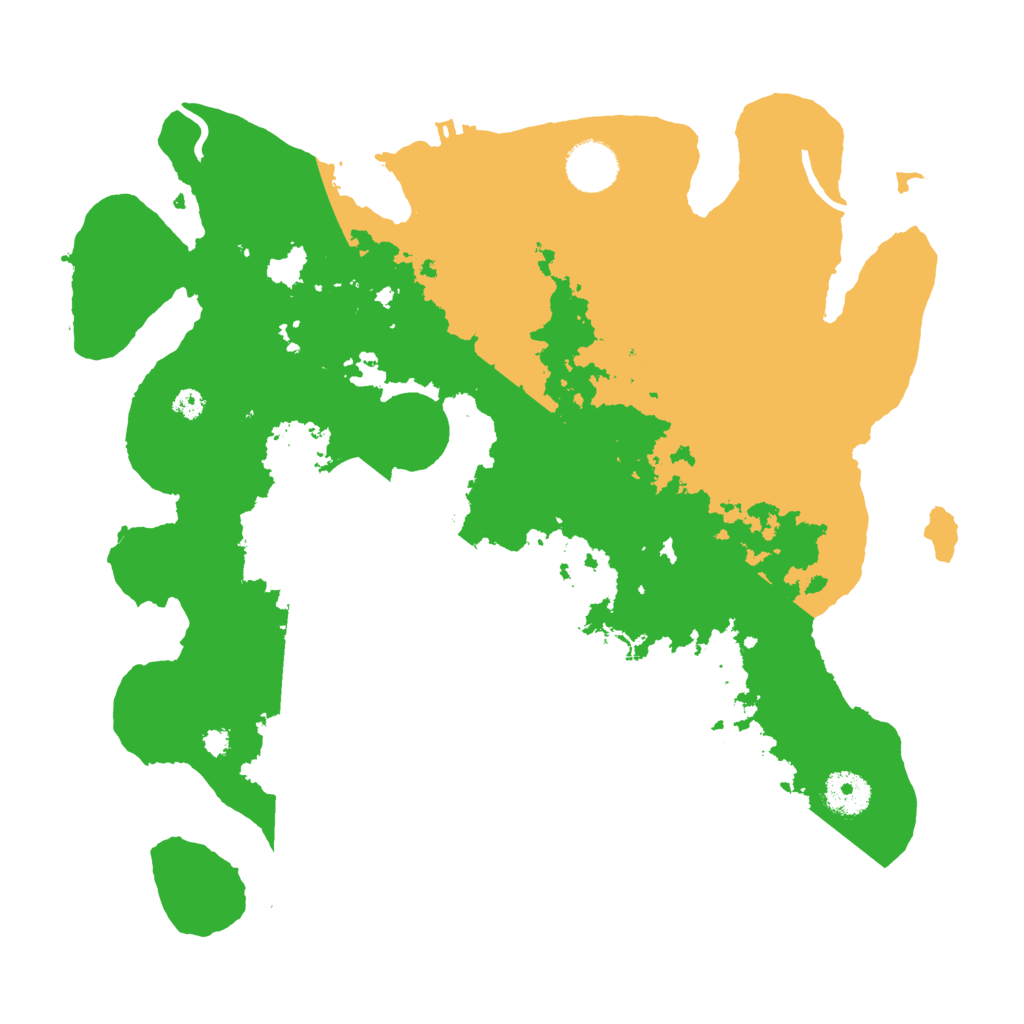 Biome Rust Map: Procedural Map, Size: 3500, Seed: 1706276646