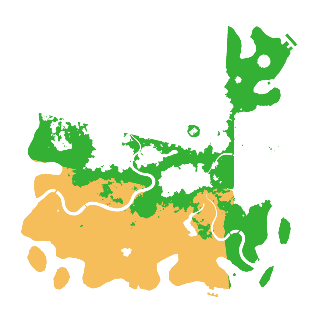 Biome Rust Map: Procedural Map, Size: 4250, Seed: 998973224