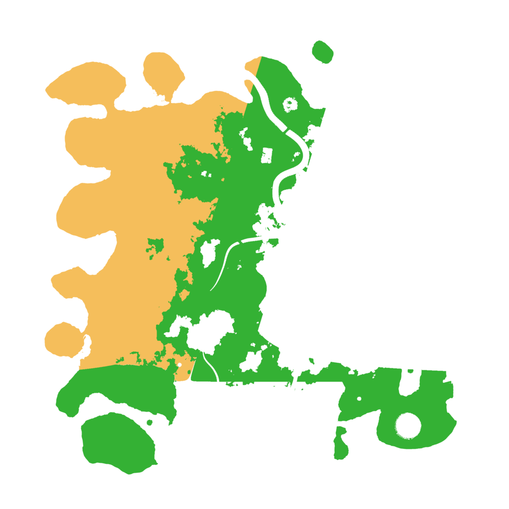 Biome Rust Map: Procedural Map, Size: 3500, Seed: 7711647