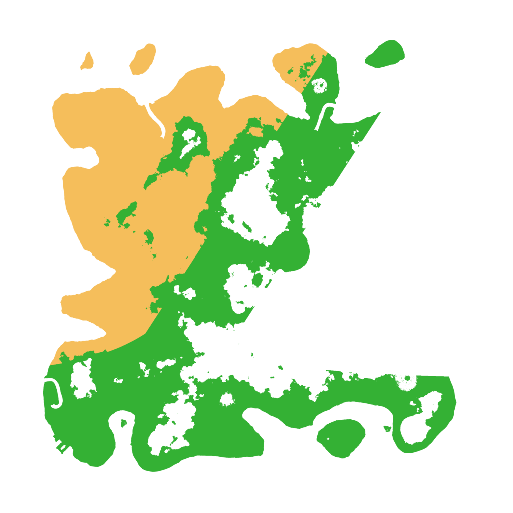 Biome Rust Map: Procedural Map, Size: 3500, Seed: 75882182