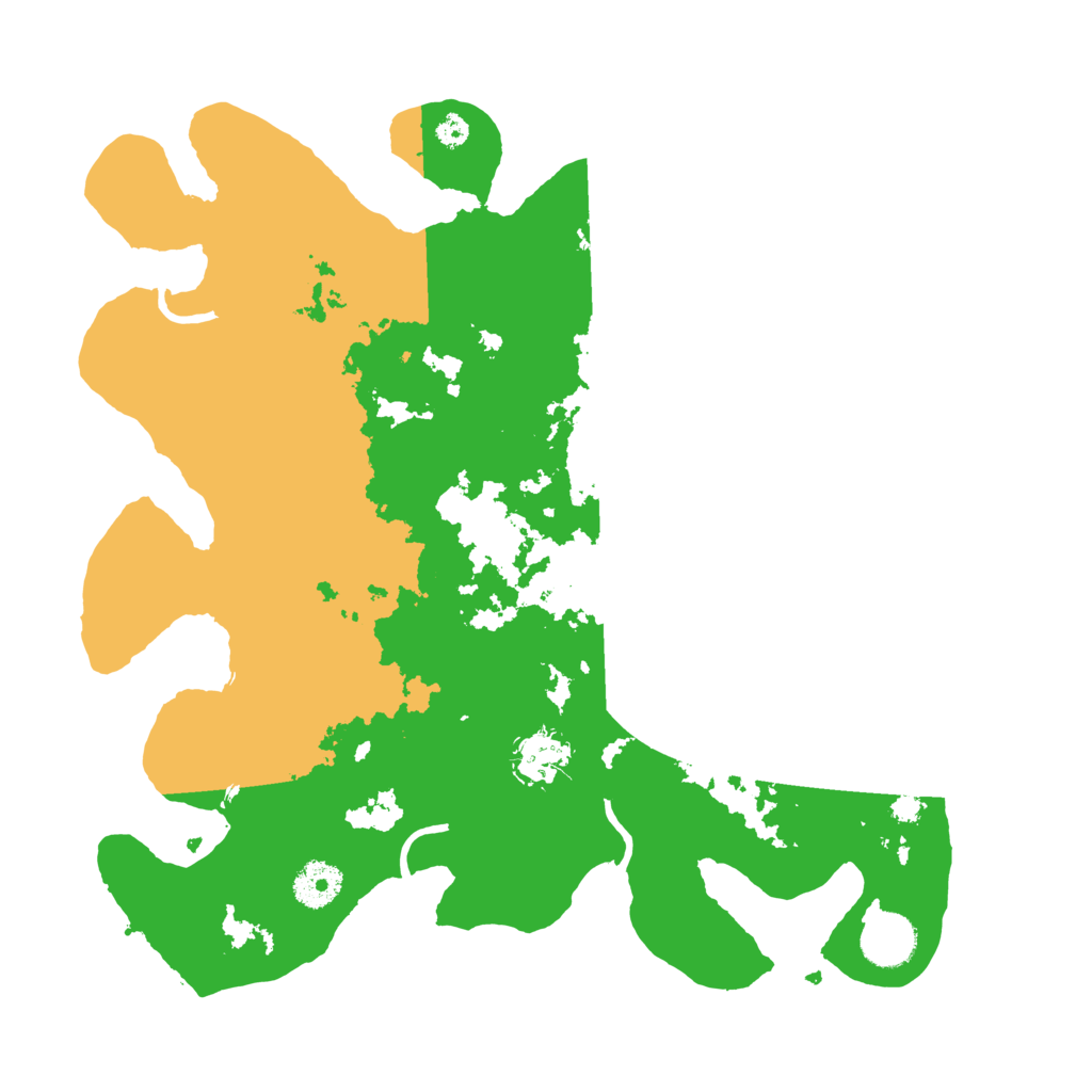 Biome Rust Map: Procedural Map, Size: 3500, Seed: 48164683