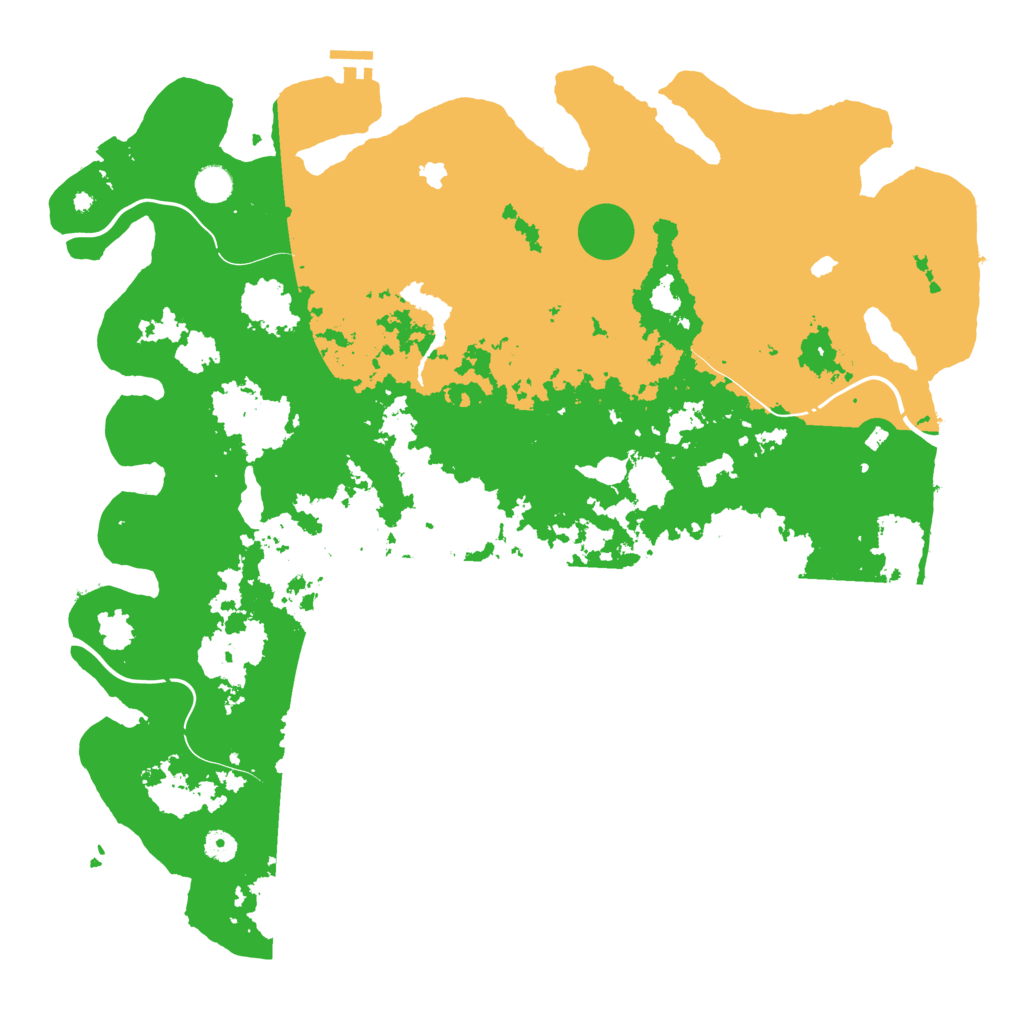 Biome Rust Map: Procedural Map, Size: 4800, Seed: 920523116