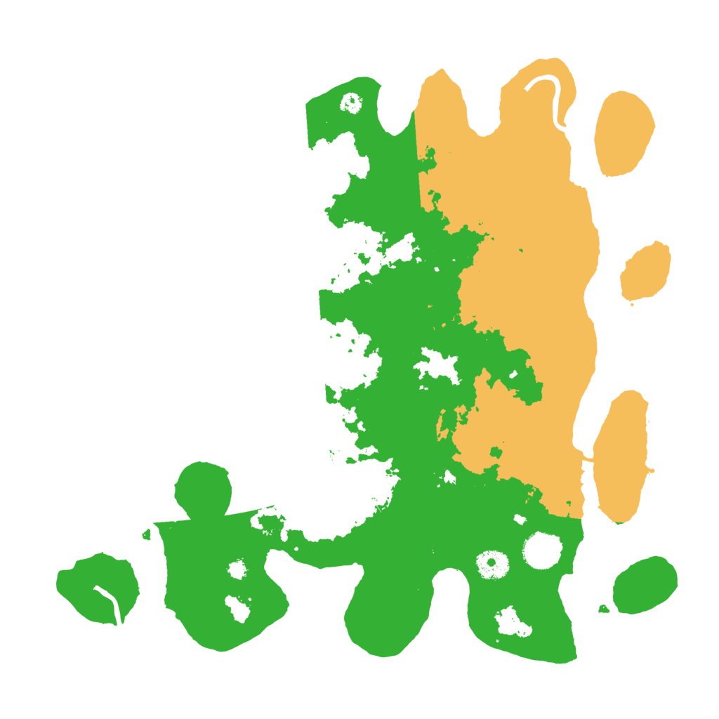 Biome Rust Map: Procedural Map, Size: 3500, Seed: 56040967