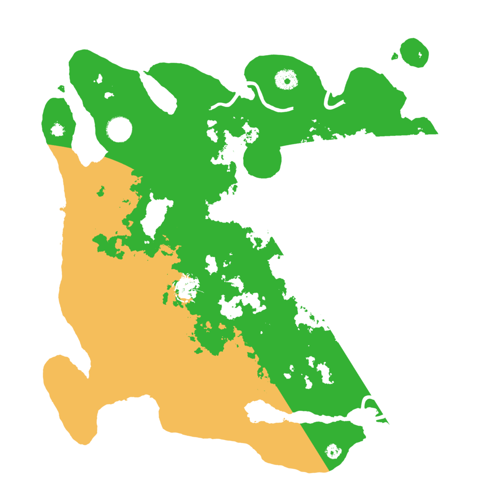 Biome Rust Map: Procedural Map, Size: 3500, Seed: 40141550