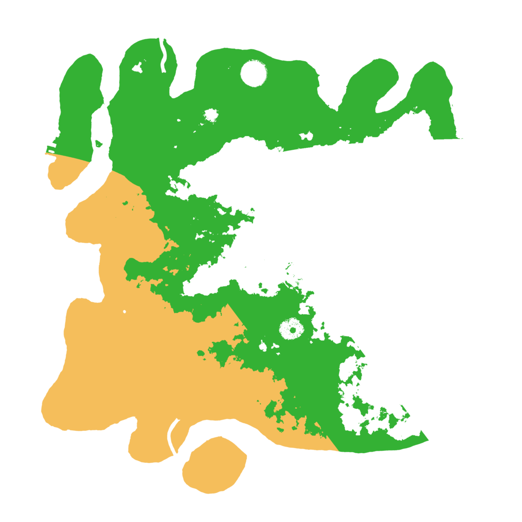 Biome Rust Map: Procedural Map, Size: 3500, Seed: 37816398