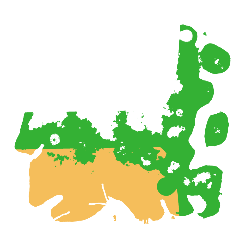 Biome Rust Map: Procedural Map, Size: 3500, Seed: 22233905