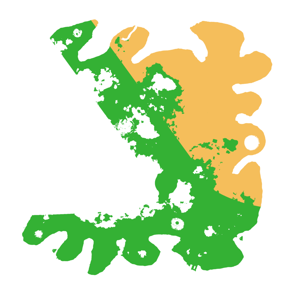 Biome Rust Map: Procedural Map, Size: 3500, Seed: 557388