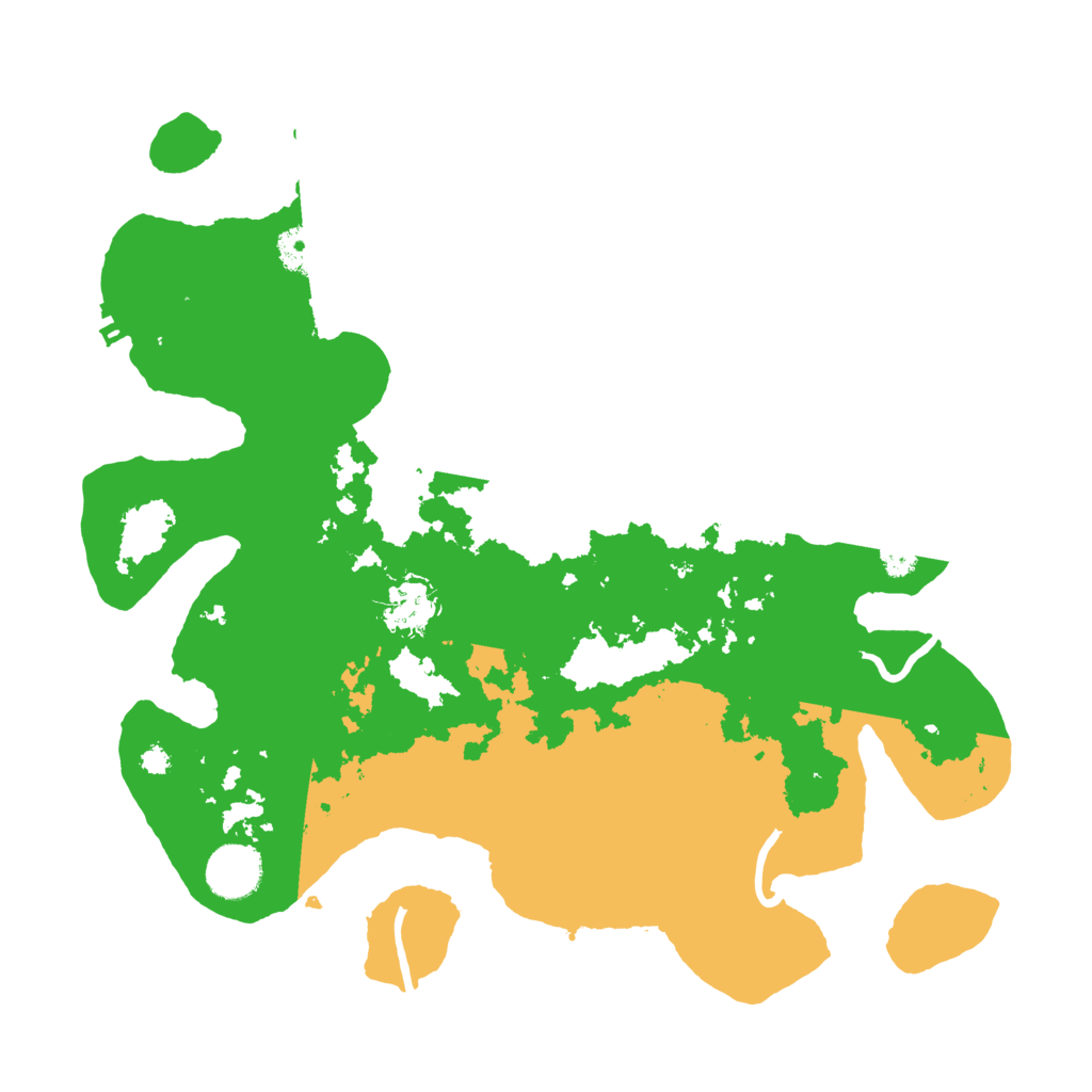 Biome Rust Map: Procedural Map, Size: 3500, Seed: 49943590