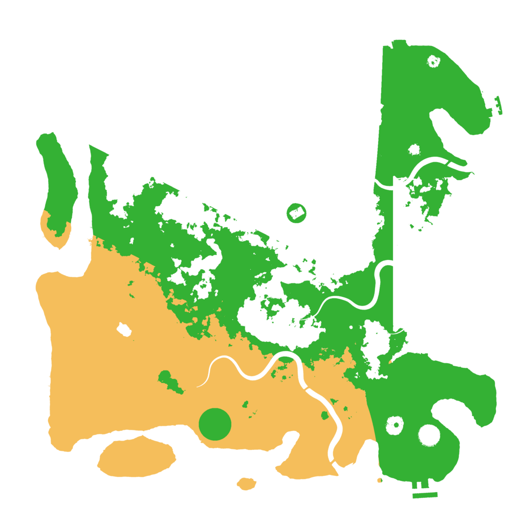 Biome Rust Map: Procedural Map, Size: 4250, Seed: 943592174