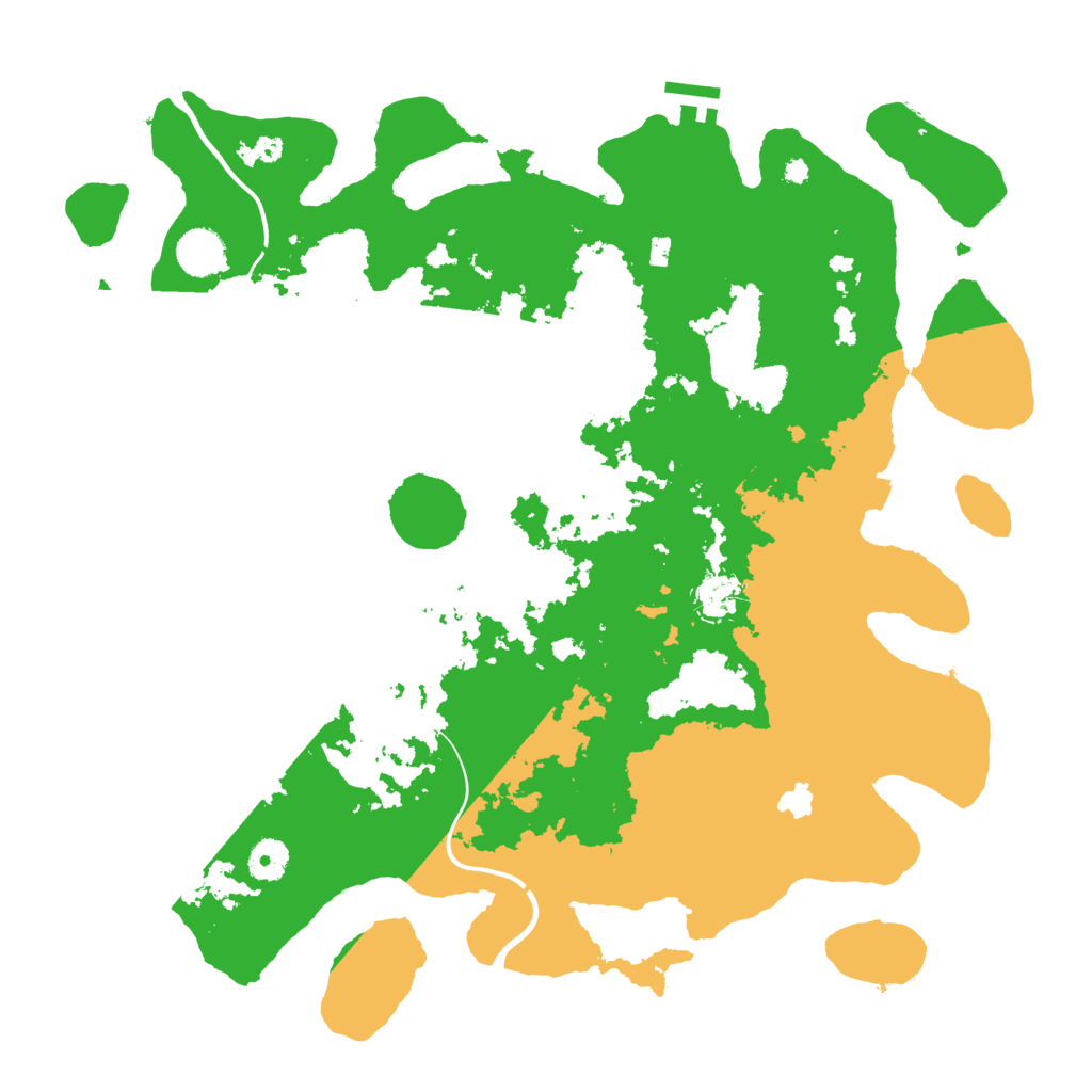 Biome Rust Map: Procedural Map, Size: 4000, Seed: 1766454555
