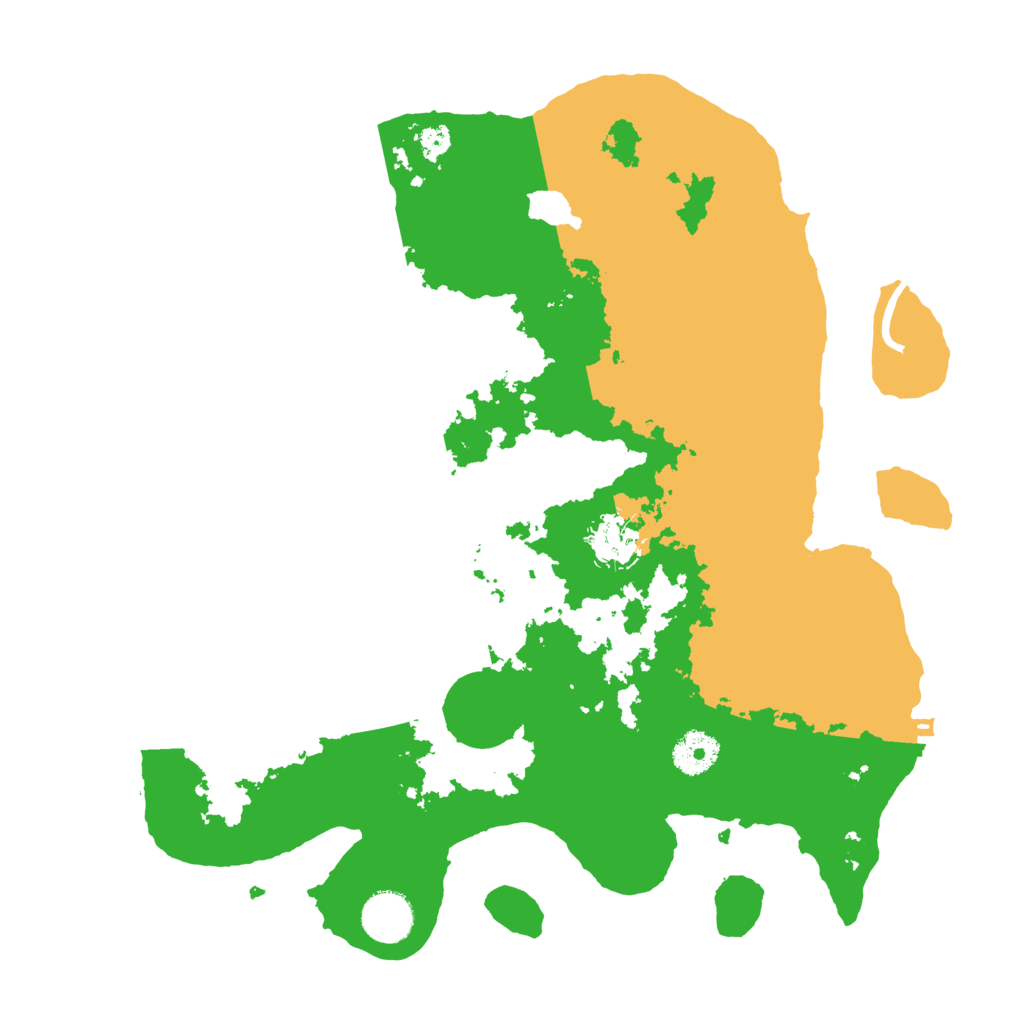 Biome Rust Map: Procedural Map, Size: 3500, Seed: 33789001