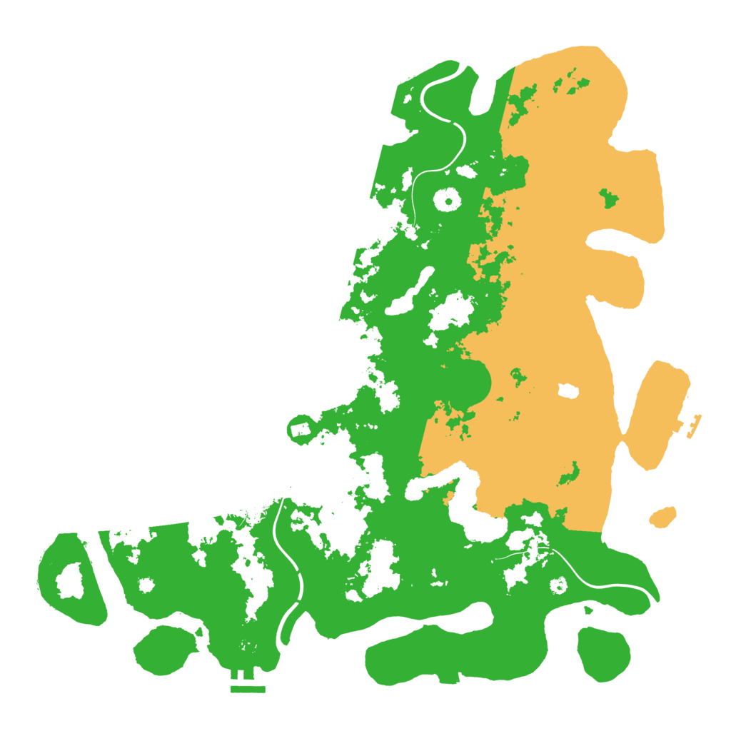 Biome Rust Map: Procedural Map, Size: 4250, Seed: 737616165