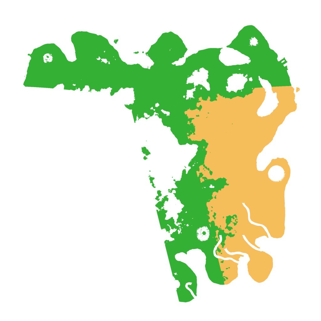 Biome Rust Map: Procedural Map, Size: 3500, Seed: 1251690548